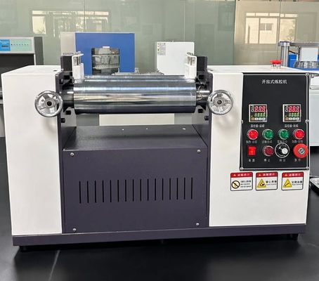 comprar Misturador de Borracha de Longa Vida Útil com Cilindros Cromados Polidos Espelhados e Parada de Emergência por Colisão online manufacture