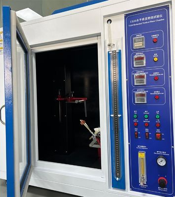 Teste de combustão da câmara de ensaio de chama de plástico elétrico com toque de tecla 105 ml/min