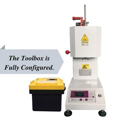 Equipamento de ensaio de borracha de nylon Índice de fluxo de fusão Teste de MFI de plástico