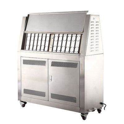 Máquina de teste de câmara de envelhecimento UV acelerada de plástico OEM para simulação de teste climático